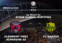 Football Ligue 2 : vidéo du match Clermont Foot - FC Nantes du 24 février 2012. Le vendredi 24 février 2012 à Clermont. Puy-de-dome. 